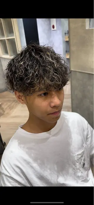ショート パーマ メンズ RAYS NAGOYA所属・RAYSNAGOYA 雅也のヘアスタイル