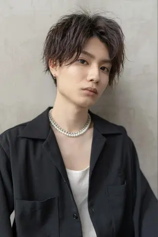 カラー パーマ メンズ SNSで大バズり‼️ 欧米風ヘア大ヒット中のヘアスタイル