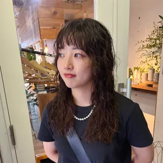 ミディアム パーマ kaito パーマ募集！🔵のヘアスタイル