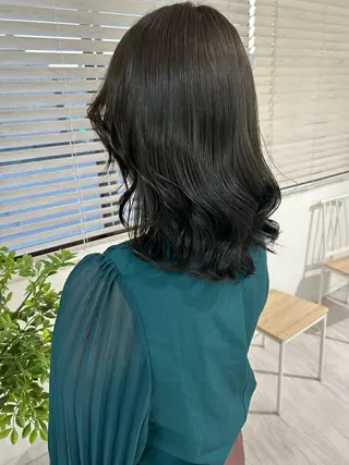 ミディアム カラー 💙まこと💙艶 カラー(Rico)のヘアスタイル