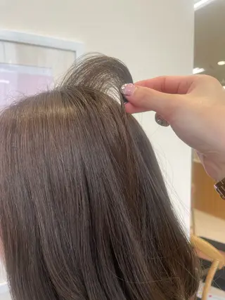 ミディアム カラー 透明感カラー 🩰あさのヘアスタイル
