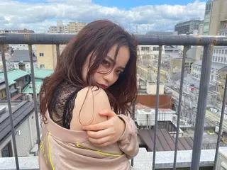 ミディアム カラー パーマ vato マンツーマンサロンのヘアスタイル