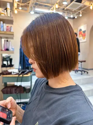 ショート ボブ/ 前川友哉のヘアスタイル