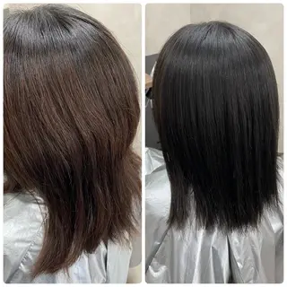 セミロング 石川 晴那のヘアスタイル