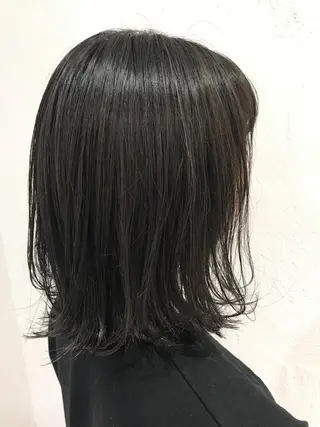 ミディアム カラー 韓国ヘア🇰🇷/ レイヤーカット✂︎のヘアスタイル