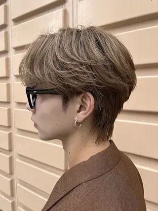 ショート カラー キョウスケ /艶透明感カラーのヘアスタイル