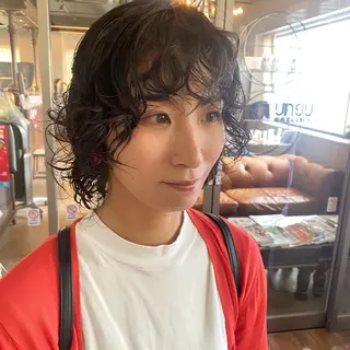 パーマ 高橋 舟太郎のヘアスタイル
