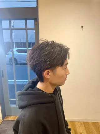 メンズ 尾長谷 拓海のヘアスタイル