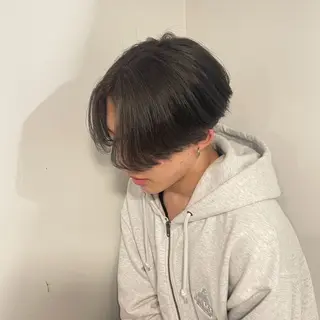 メンズ 💎艶々ハイトーン MOE💍🤍のヘアスタイル