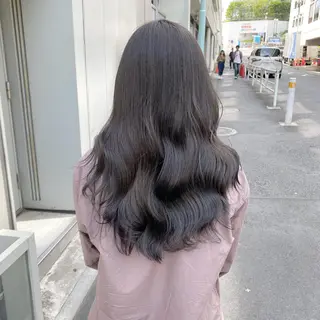 ロング カラー 大人っぽ韓国レディ レイヤー🤍渋谷のヘアスタイル