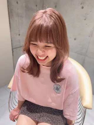 ミディアム 顔周り🇰🇷韓国 レイヤー/モエのヘアスタイル