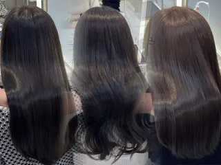 セミロング カラー Hina🫧透明感 カラー🫧のヘアスタイル