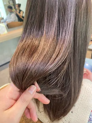 セミロング カラー 新宿 / Aujua ｿﾑﾘｴ🫧森田涼介のヘアスタイル