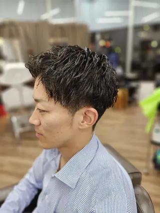 ショート パーマ HAIR Atelier Libre所属・大人モテ髪／ 🍃ともき🍃のヘアスタイル