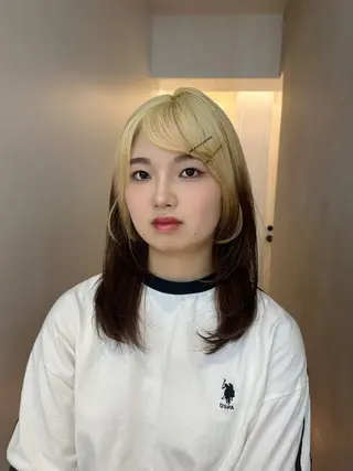 カラー ハイトーン特化 pepe🎀のヘアスタイル