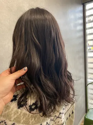 セミロング Un Fleur所属・立野 希沙のヘアスタイル