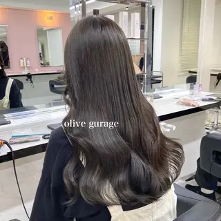カラー 🫧透明感暗髪 ヘアーひめな🫧のヘアスタイル
