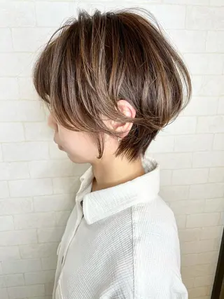 ショート 神野 雅樹のヘアスタイル