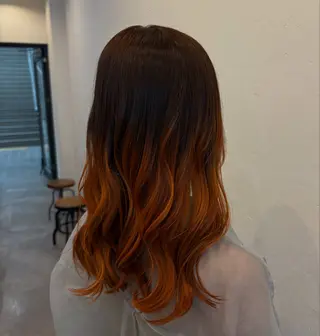 カラー suzu🍒 luxbeのヘアスタイル