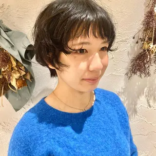 ショート パーマ パーマ特化 フシキサトシのヘアスタイル