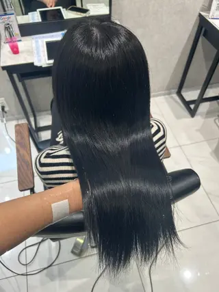 カラー 透明感カラー💙 束感まつげ🪼海月のヘアスタイル