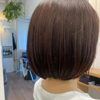 ミディアム カラー パーマ ヘアアレンジ ツヤ髪 ／髪質改善 松岡将太郎のヘアスタイル