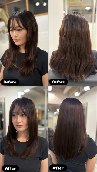セミロング insence glue所属・小林 眞澄のヘアスタイル