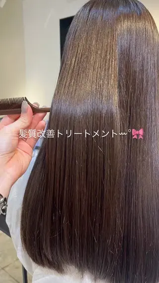 ツヤ感カラー 🍎Anonのヘアスタイル