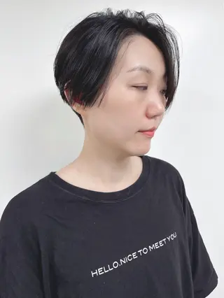 ショート モリオフロムロンドン原宿本店所属・ショート/ボブ/ハイ トーン/Nanahaのヘアスタイル