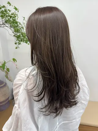 セミロング カラー 坂本 圭太朗のヘアスタイル