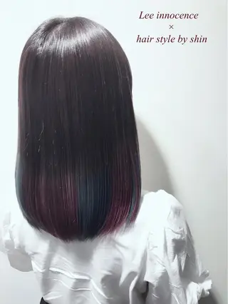 ミディアム カラー カラー/髪質改善スペ シャリスト宮本　伸一のヘアスタイル