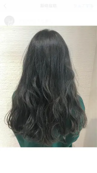 ロング カラー 韓国ヘア/耳ツボジュ エリー♡ayumuのヘアスタイル