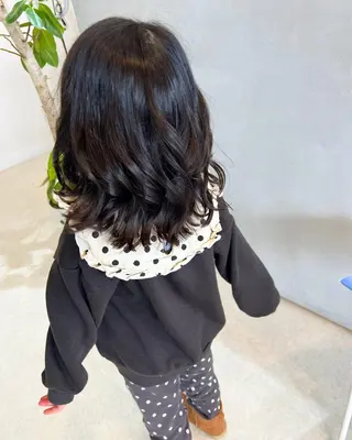 キッズ カドムラ モエのヘアスタイル