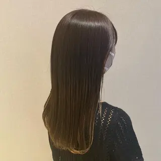 ロング カラー 砂川朱音⌇鶴見区横堤 ⌇抜け感ヘア⌇韓国風のヘアスタイル