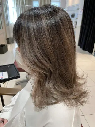 ミディアム カラー 神戸 大輝のヘアスタイル