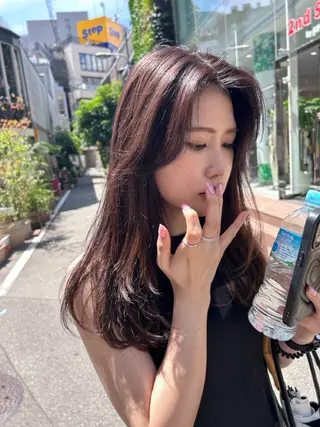 カラー 透明感カラー♡ ひかるのヘアスタイル