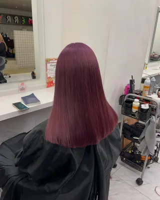 ロング カラー ヘアアレンジ 💗横浜美容室 💗HARUNAのヘアスタイル