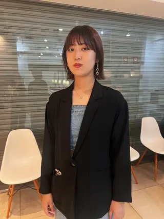 リリカ🐈‍⬛ブリー チカラー/上永谷のヘアスタイル