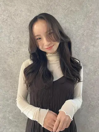 ロング カラー 村田梨乃/ minim hairのヘアスタイル