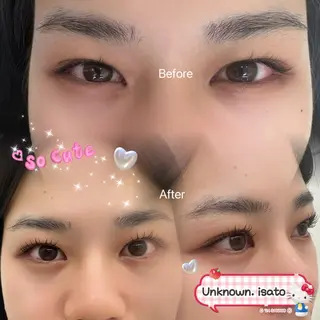 マツエク・マツパ 姫路　Unknown所属・Unknown.姫路 いさと🍓のマツエク・マツパデザイン