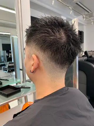 メンズ デザインヘア 小林裕史のヘアスタイル