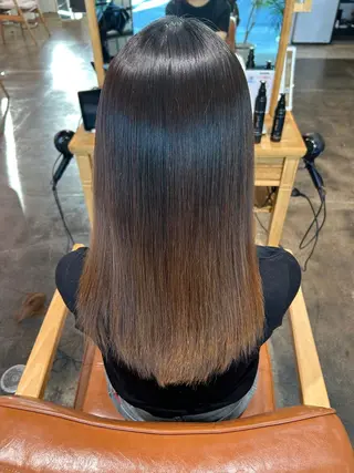 セミロング 透明感カラー 暖色shihoのヘアスタイル