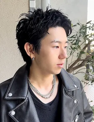 パーマ メンズ 年間2000名担当◎ パーマ職人/仲原佑樹のヘアスタイル