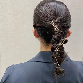 セミロング ヘアアレンジ MISUZU🪡 ナチュラルモードのその他イメージ