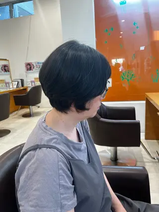 ショート 平間 稔希のヘアスタイル