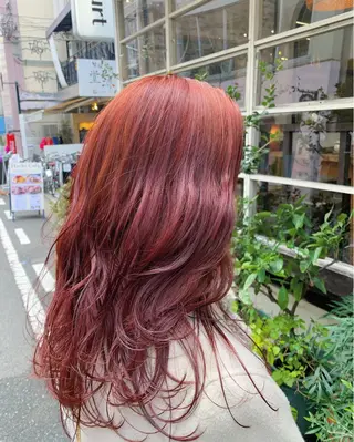セミロング カラー LEB所属・下河 宗太のヘアスタイル