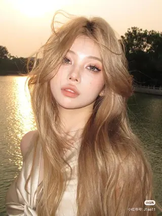 ロング カラー モテ髪💕ハイトーン yuriaのヘアスタイル