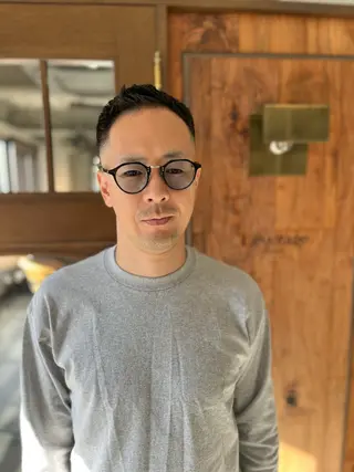ショート メンズ THE MAN Leverage New York所属・大村 大心のヘアスタイル