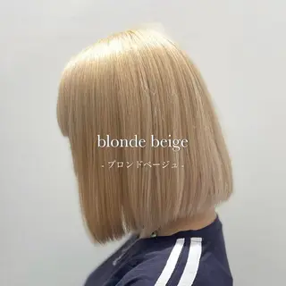 セミロング カラー ハイトーン/ダブルカ ラー/RINKA🎀のヘアスタイル