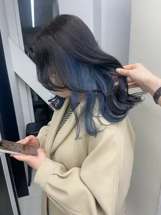 ミディアム 韓国レイヤー/ヘア カラー🎀ayamiのヘアスタイル